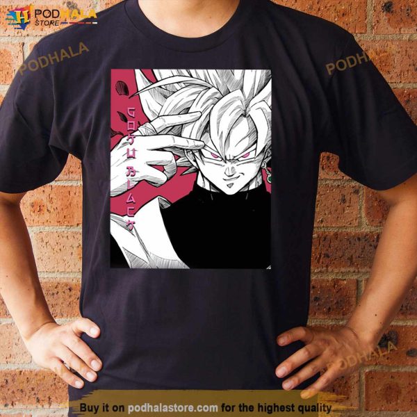 Goku Black Super Saiyan Rose Time Ring Fanart Dragon Ball Shirt