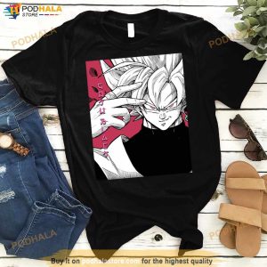 Goku Black Super Saiyan Rose Time Ring Fanart Dragon Ball Shirt 2