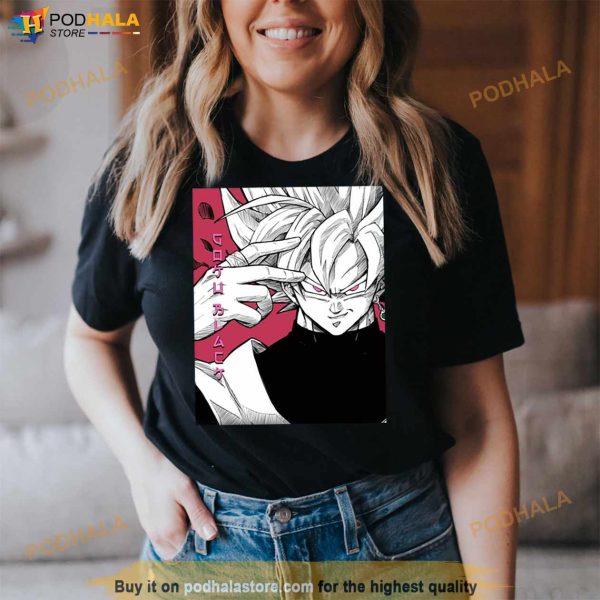 Goku Black Super Saiyan Rose Time Ring Fanart Dragon Ball Shirt
