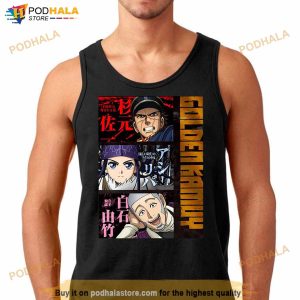 Golden Kamuy Characters Anime Design Shirt 2