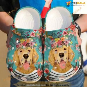 Golden Retriever Cute Crocs Clog Shoes Clog Gifts For Men Women