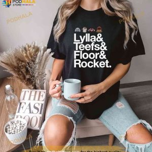 GOTG Rocket Raccoon and Friends, Lylla & Teefs Floor Unisex T-Shirt