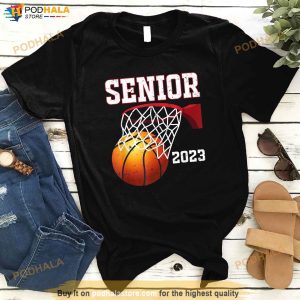 Graduate Senior Class of 2023 Basketball Player Graduation Shirt