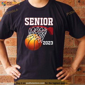 Graduate Senior Class Of 2023 Basketball Player Graduation Shirt 2