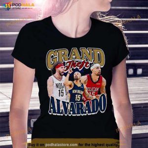 Grand Theft Alvarado New Orleans Pelicans Bootleg Graphic Shirt 2