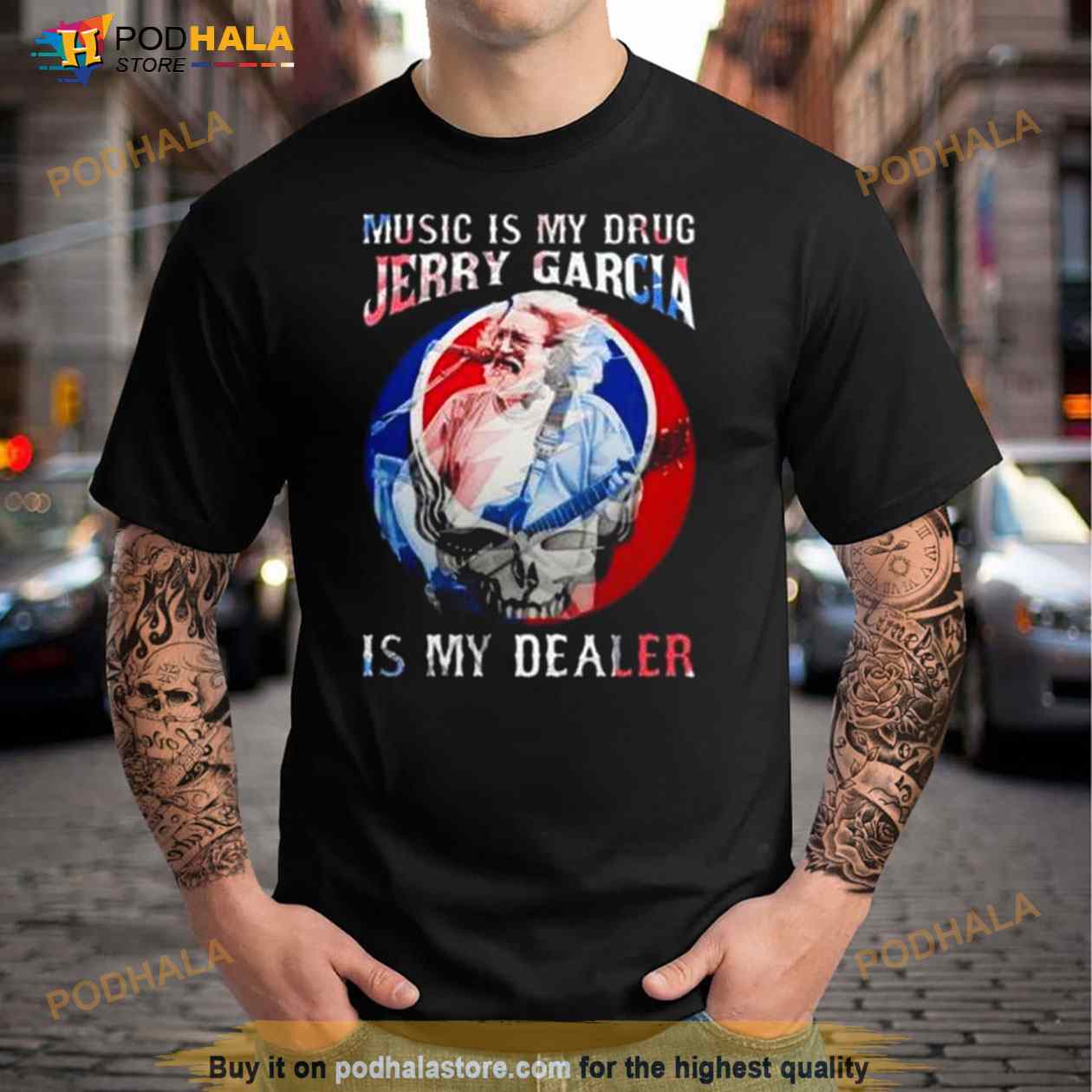 Grateful Dead T Shirt, Jerry Garcia T Shirt