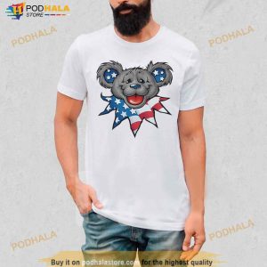 Grateful Dead Patriot Bear Head Independence 2023 Shirt 2