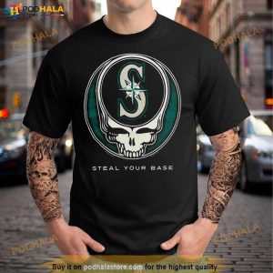 Grateful Dead Seattle Mariners Retro Skull Shirt, hoodie, sweater