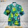 Grinch Tropical Floral Funny Hawaiian Shirt, Hawaiian Button Up Shirt