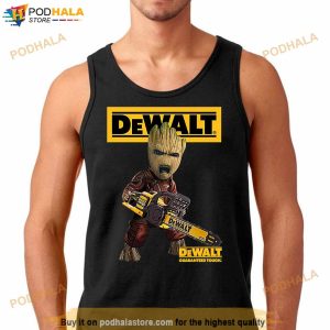 Groot With Logo Dewalt Shirt