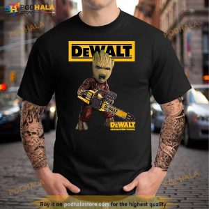 Groot With Logo Dewalt Shirt 3