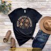 Grow Positive Thoughts Floral Shirt, Bohemian Style Women's Graphic T-Shirt
