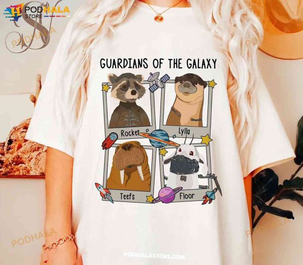 Guardians of the Galaxy 2023 , Rocket and Friends Shirt For Marvel Fans
