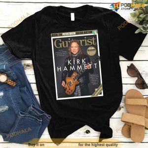 Guitarist Magazine New Issue Kirk Hammett Metallica Lead Guitar Shirt 2