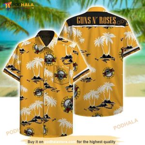 Guns N Roses Funny Hawaiian Shirt, Hawaiian Button Up Shirt