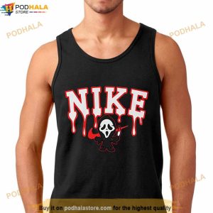 Halloween Ghost Face Nike SweatShirt