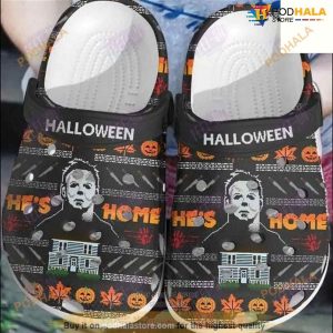 Halloween Pumpkin Michael Myers Crocs Clog For Men Women