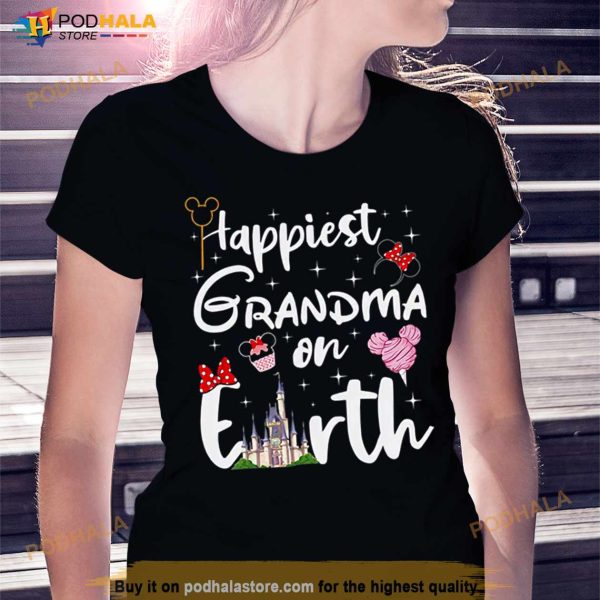 Happiest Grandma On Earth Disney Shirt