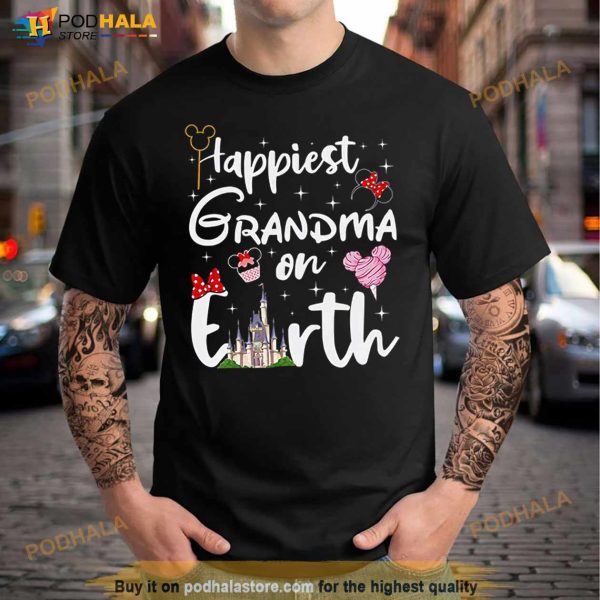 Happiest Grandma On Earth Disney Shirt