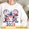 Happy 4Th Of July Mickey Minnie Independence Day Shirt, Magic Kingdom Mickey Tee