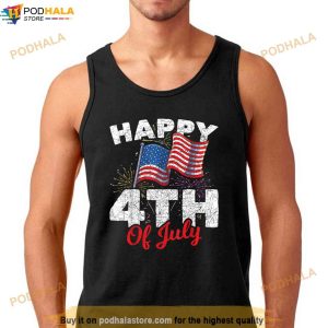 Happy 4th Of July Patriotic American Us Flag 4th Of July Shirt 2