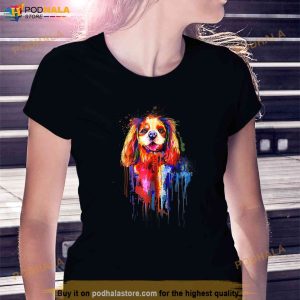 Happy Baby Cavalier Watercolor Art Trending Shirt