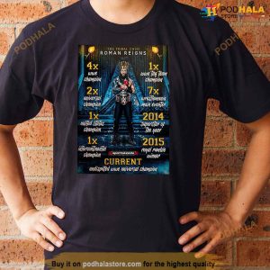 Happy Birthday To The Wwe King Named Roman Reigns Shirt 2