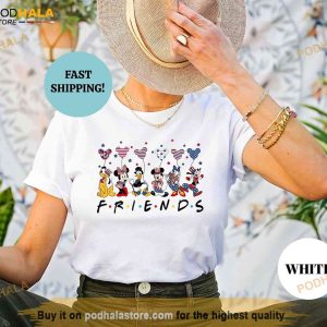Happy Disney 4th Of July Shirt, Mickey And Friends Patriotic Disney Gift For Fans