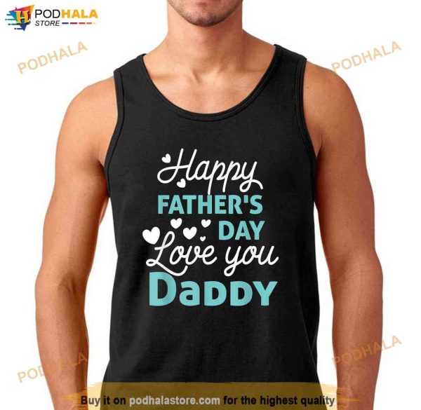 Happy Fathers Day Daddy Shirt 2023 for Dad Kids Shirt