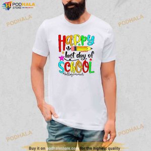 Happy Last Day Of School Hello Summer Shirt For Teacher Student Shirt