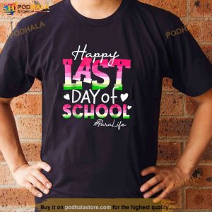Happy Last Day Of School Para Life Watermelon Summer Vibes Shirt
