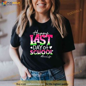 Happy Last Day Of School Para Life Watermelon Summer Vibes Shirt 2