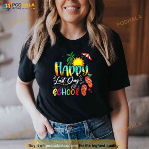 Happy Last Day Of School Teacher Student Graduation Summer Shirt 2