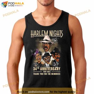 Harlem Nights 34th Anniversary 1989 2023 Thank You For The Memories Signatures Shirt 2