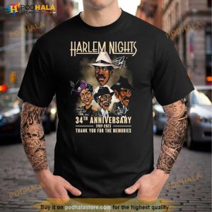 Harlem Nights 34th Anniversary 1989 2023 Thank You For The Memories Signatures Shirt 3