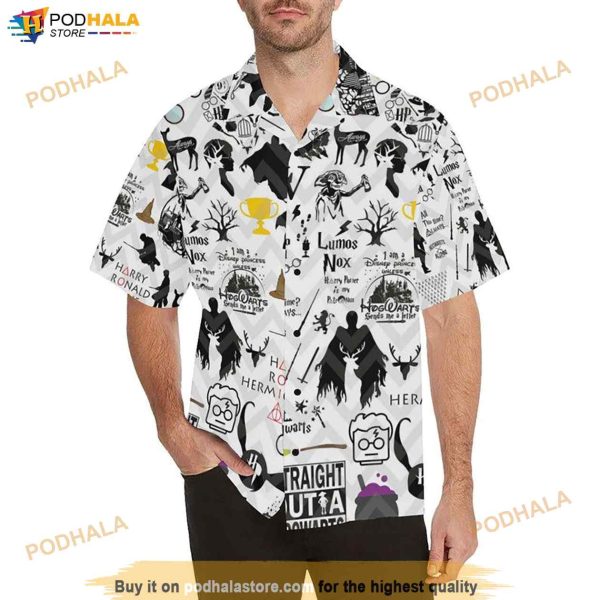 Harry Potter 2 Funny Hawaiian Shirt, Hawaiian Button Up Shirt