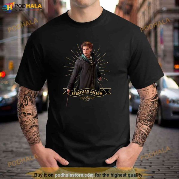 Harry Potter Hogwarts Legacy Sebastian Sallow Slytherin Shirt