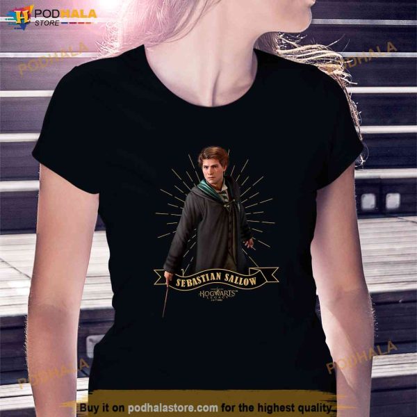 Harry Potter Hogwarts Legacy Sebastian Sallow Slytherin Shirt