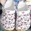 Hello Kitty Pattern Pink White Crocs Clogs Crocband Shoes