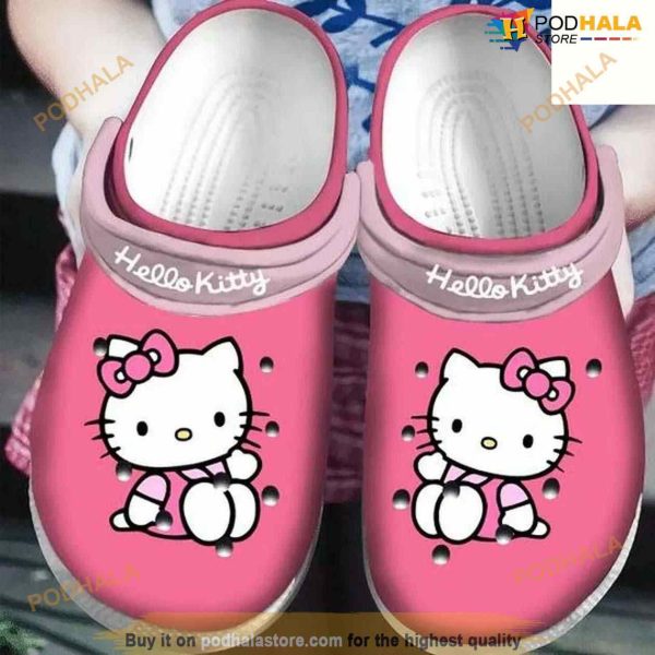 Hello Kitty Simple Crocs Clog Shoes