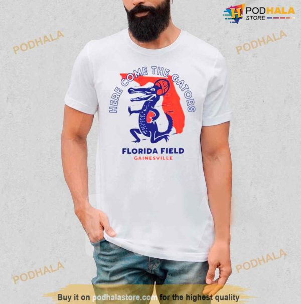 Here Come The Gators Vintage Florida Field Gainesville Shirt