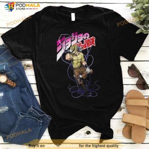 Hermit Purple Jojo Bizarre Adventure Anime Design Shirt 2