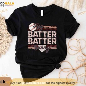 Hey Batter Batter Swing Shirt, Baseball Game Shirt for Women Men
