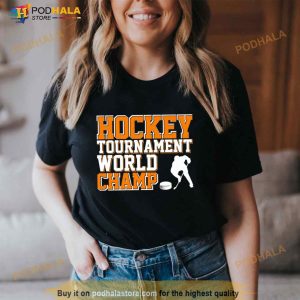 Hockey Tournament World Champ sunset Shirt