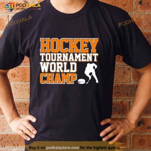 Hockey Tournament World Champ Sunset Shirt 2