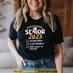 Homeschool Graduation Class Of 2023 Homeschool Senior Grad Shirt 3