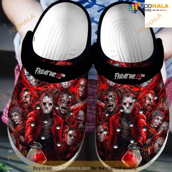 Horror Jason Voorhees Clog Halloween Classic Crocs Clog Shoes