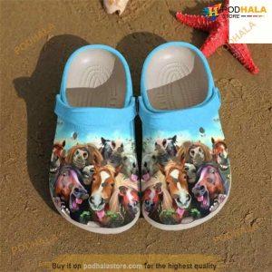 Horse Crocs Shoes Gifts For Men Women