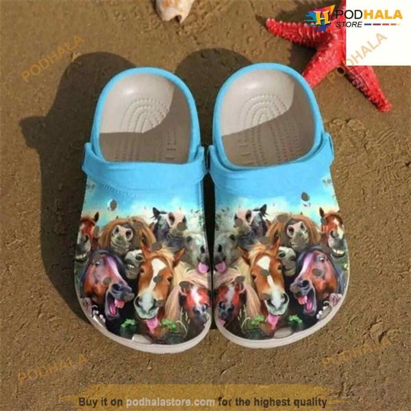 Horse Crocs Shoes Gifts For Men Women