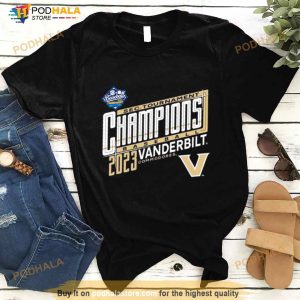 Hot Vanderbilt Commodores 2023 Sec Baseball Conference Tournament Champions Locker Room T Shirt 3